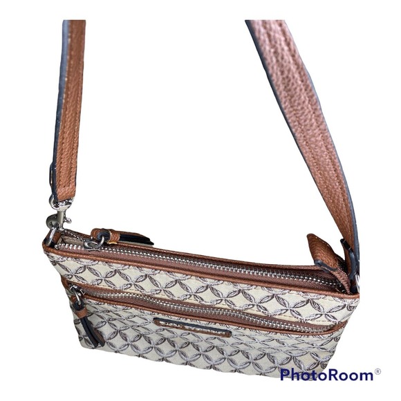 Vintage 90’s Beige/Brown Purse - Picture 2 of 6